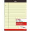 Ampad Evidence Pad, Dual College Ruled, Size 8.5 x 11.75 Inches, Canary Paper, 100 Sheets Per Pad (20-223)