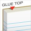 Ampad Glue-Top Writing Pad, 8-1/2″ x 11″, Legal Rule, 50 Sheets, 12 Pack (21-762)