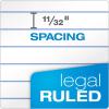 Ampad Glue-Top Writing Pad, 8-1/2″ x 11″, Legal Rule, 50 Sheets, 12 Pack (21-762)