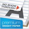 Ampad Gold Fibre Writing Pads, Legal/Wide Rule, Letter Size (8 1/2 in x 11 3/4 in), White, Four 50-Sheet Pads per Pack (20-031)(8 1/2″ x 11 3/4″)