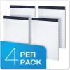 Ampad Gold Fibre Writing Pads, Legal/Wide Rule, Letter Size (8 1/2 in x 11 3/4 in), White, Four 50-Sheet Pads per Pack (20-031)(8 1/2″ x 11 3/4″)