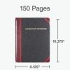 Boorum & Pease L21150R Laboratory Record Book,150 Pages,8-1/8-Inch x10-3/8-Inch,Black/Red(150 Pages)