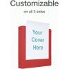 Cardinal 3 Ring Binders, 1.5 Inch, Round Rings, Holds 350 Sheets, ClearVue Presentation View, Non-Stick, Assorted Bright Colors, 6 Pack (79557)(Binders)