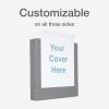 Cardinal 3 Ring Binders, Binders for School and Office, Durable 2 Inch, Round Rings, Holds 475 Sheets, ClearVue Presentation View, Non-Stick, Assorted Autumn Colors, 4 Pack (1002481)(2 Inch Binder)