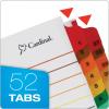 Cardinal 60990 OneStep Printable Table of Contents/Dividers, 52-Tab, 11 x 8 1/2, Multicolor