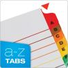 Cardinal A-Z Tab Dividers for 3 Ring Binders, Customizable Table of Contents Page with Multicolor A-Z Tabs, 3 Sets (63218)(BINDER_DIVIDER)