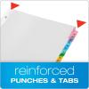 Cardinal A-Z Tab Dividers for 3 Ring Binders, Customizable Table of Contents Page with Multicolor A-Z Tabs, 3 Sets (63218)(BINDER_DIVIDER)