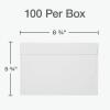 Columbian A9 Envelopes with Self Seal Closure, 5-3/4 x 8-3/4 Inches, 24 lb. White, For Greeting Cards, Photos, and Invitations, 100 per Box (1009562)