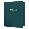 EarthWise by Oxford Two-Pocket Folders, Natural, Letter Size, 25 per Box, (78542)(Blue)