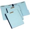 Globe Weis Pendaflex Pressboard Fastener Folders, Letter Size, Light Blue, 1″ Expansion, 1/3 Cut, 25/BX (615F21-3BLU)(Letter)