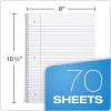 Oxford 1-Subject Notebooks, School Journal, 8 x 10-1/2 Inch, Wide Rule Paper, 70 Sheets, 3-Hole Punch, 3 Pack, Red, Blue, Green, Color Assortment May Vary (65029)(10.5″ x 8″ x 10.5″)