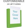 Oxford® 3 Ring Binders, Binders for School and Office, Durable 2 inch D Rings, Holds 540 Sheets, ClearVue™ Presentation Binder, Green, 4PK(Green)