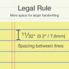 Oxford 8.5 x 11.75 Inch Legal Pads, 3 Pack, Wide Ruled on Both Sides, Canary Yellow Paper, 50 Perforated Sheets Per Writing Pad, Proudly Made in the USA (1017035)