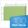 Oxford Blank Color Index Cards, 3″ x 5″, Green, 100 Per Pack (7320 GRE)(100 Count (Pack of 2))