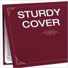 Oxford Certificate Holders, Burgundy Diploma Holders, Letter Size, 25 per Pack (299585)(25 Count)