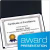 Oxford Certificate Holders, Diploma Covers for Letter Size 8.5×11 Certificates, Cardstock, Black, Letter Size, 25 Per Pack (299550)(Black)