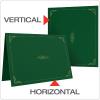Oxford Certificate Holders, Diploma Covers for Letter Size 8.5×11 Certificates, Cardstock, Black, Letter Size, 25 Per Pack (299550)(Green)
