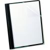 Oxford Clear Front Report Cover, 3 Prong, 1/2 inch Capacity, Navy, Letter Size, 25 per Box (53343EE)(Black)