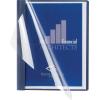 Oxford Clear Front Report Cover, 3 Prong, 1/2 inch Capacity, Navy, Letter Size, 25 per Box (53343EE)(Navy)