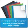 Oxford Clear Front Report Covers, Assorted Colors, Letter Size, 25 per Box (55813EE)(Letter Size)