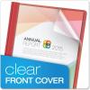 Oxford Clear Front Report Covers, Assorted Colors, Letter Size, 25 per Box (55813EE)(Letter Size)
