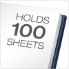 Oxford Clear Front Report Covers, Dark Blue, Letter Size, 25 per Box (55838EE)(Letter)