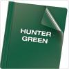Oxford Clear Front Report Covers, Letter Size, Hunter Green, 25 per Box (55856)(Letter)