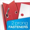 Oxford Clear Front Report Covers, Red, Letter Size, 25 per box (55811EE)(Letter (Pack of 2))