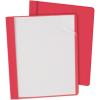 Oxford Clear Front Report Covers, Red, Letter Size, 25 per box (55811EE)(Letter (Pack of 2))