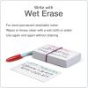 Oxford Dry Erase Index Cards, 3×5, Blank & Ruled Multipack, Reusable Flash Cards, Double Sided Dry & Wet Erase Cards for Gaming, Study, 100-Pk (63516)(50 Blank & 50 Ruled)
