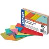 Oxford Extreme Index Cards, 3 x 5 Inches, Assorted Colors, 100 per pack (04736)(100 Count (Pack of 1))