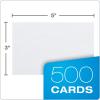 Oxford Index Cards, 3 x 5 Inches, White, Blank Notecards, Flashcards for School and Studying, Bulk Pack of Note Cards, 500 Count (5 Packs of 100) (40175)