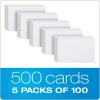 Oxford Index Cards, 3 x 5 Inches, White, Blank Notecards, Flashcards for School and Studying, Bulk Pack of Note Cards, 500 Count (5 Packs of 100) (40175)