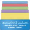 Oxford Index Cards, Assorted Colors, 5″ x 8″, Ruled, 100-Pack (35810)(100-Pack)