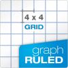 Oxford Loose Leaf Paper, Filler Paper Notebook Paper, 8-1/2″ x 11″, Graph Rule (4×4), 3-Hole Punched, 800 Sheets for 3 Ring Binders, 2 Packs of 400, White (62333)