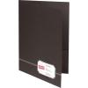 Oxford Monogram Executive Twin Pocket Folders, Letter Size, Black with Gold Foil Trim, 4 Pack (04161EE), 9″ x 11 7/8″(Black/Gold)