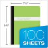 Oxford Poly Composition Notebooks 6 Pack, Wide Ruled Paper, 9-3/4 x 7-1/2 Inches, 100 Sheets, Assorted Pastel Covers (64956)(College Rule)