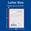 Oxford Sheet Protectors, Color Coded, Top Loading Sleeves, Page Protectors, 200/BX, Letter Size, Fits 3 Ring Binder, 5 Color Coded Edges, Clear Finish, Portrait Or Landscape Pages (89653)