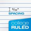Oxford Spiral Notebook 3 Pack, 5 Subject Writing Journal, 3-Hole Punch, College Ruled Paper, 4 Dividers, 8 x 10-1/2 Inch, Black, Red, Blue, 180 Sheets (65203)
