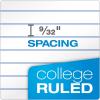 Oxford Spiral Notebooks, 1 Subject, College Ruled Paper, Durable Plastic Cover, 100 Sheets, Divider Pocket, 3 per Pack (10390), Red, Black and Blue(1-Subject (Pack of 8))