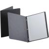 Oxford Title Panel and Border Front Report Covers, Assorted Colors, Letter Size, 25 per Box, (52513)(Black)