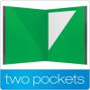 Oxford Two Pocket Folders, Plastic Folders with Reinforced Edges, Letter Size, Red, Blue, Green, Black, Purple, 5 Per Pack (89114)