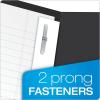 Oxford Two-Pocket Folders w/Fasteners, Blue, Letter Size, 25 per box (57702)(Black)