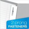 Oxford Two-Pocket Folders w/Fasteners, Blue, Letter Size, 25 per box (57702)(Gray)