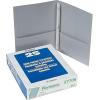 Oxford Two-Pocket Folders w/Fasteners, Blue, Letter Size, 25 per box (57702)(Gray)