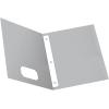 Oxford Two-Pocket Folders w/Fasteners, Blue, Letter Size, 25 per box (57702)(Gray)