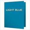 Oxford Two-Pocket Folders w/Fasteners, Blue, Letter Size, 25 per box (57702)(Light Blue)