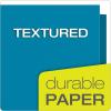 Oxford Two-Pocket Folders w/Fasteners, Blue, Letter Size, 25 per box (57702)(Light Blue)