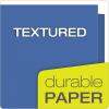 Oxford Two-Pocket Folders w/Fasteners, Blue, Letter Size, 25 per box (57702)(Royal Blue)