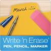 Oxford Write & Erase Plastic Binder Dividers, 8 Tab, Write On Tabs, Erase Ballpoint Pen, Non Permanent Marker, Pencil, Asstd. Colors, 3 Sets (89992)